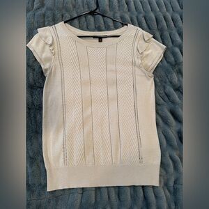 Banana Republic grey knit top